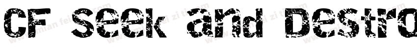 CF Seek and Destroy字体转换